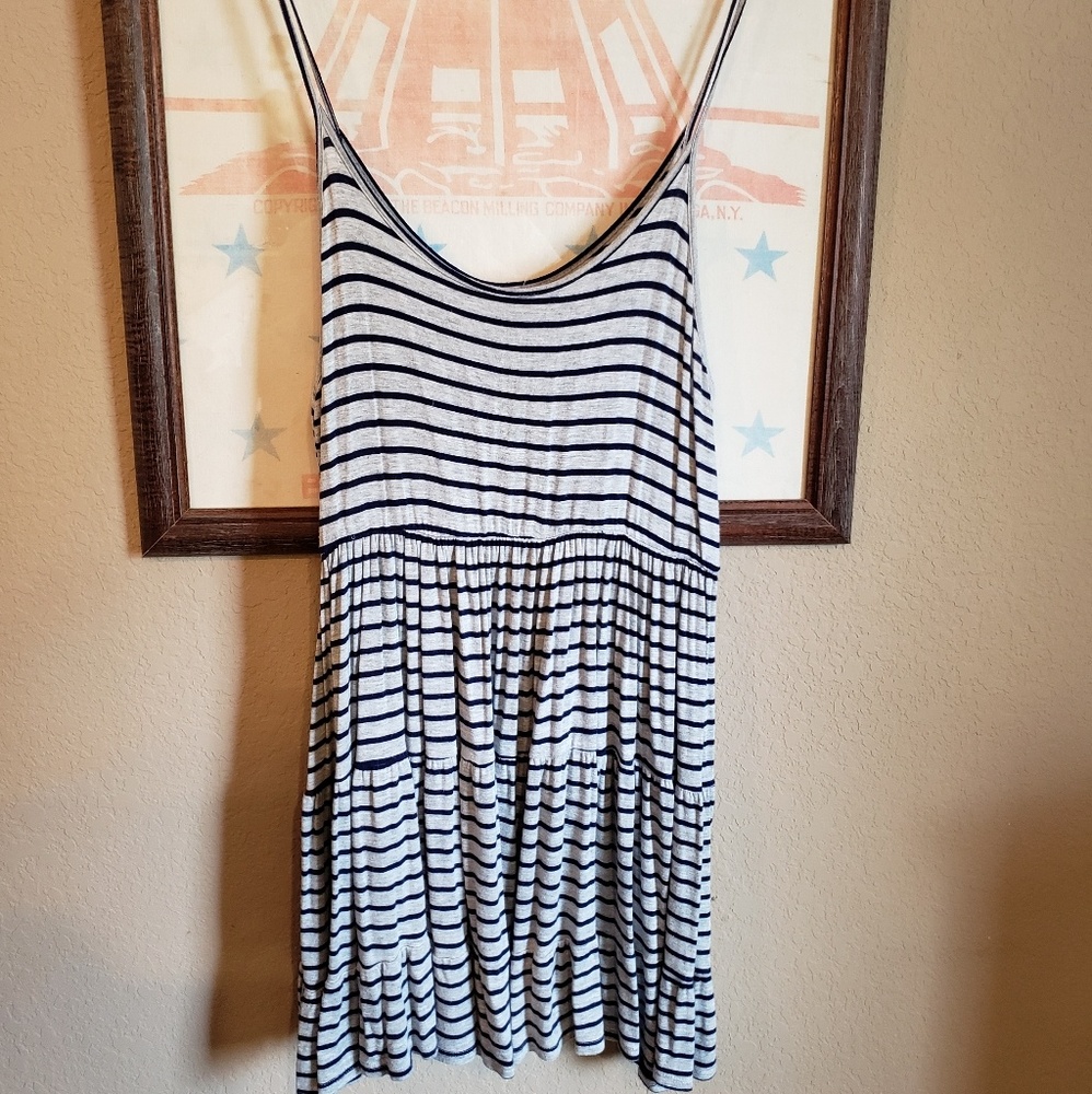 Spaghetti strap tshirt dress